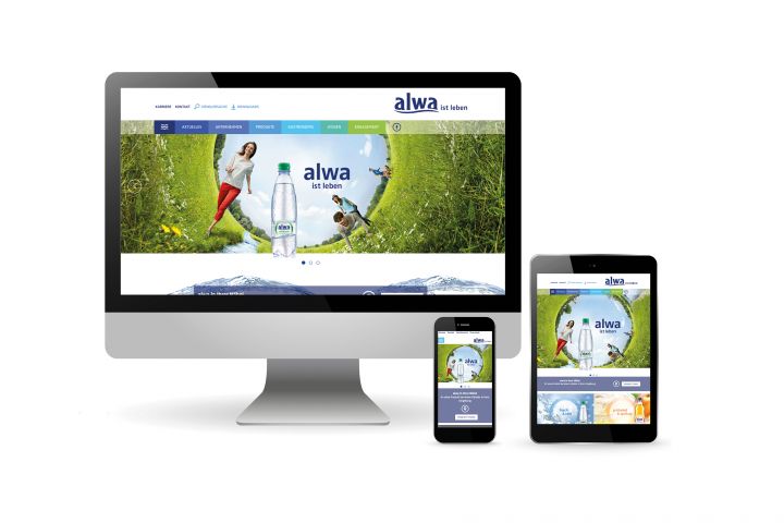 Benutzerfreundlich dank responsivem Design: der neue, informative Internetauftritt von alwa