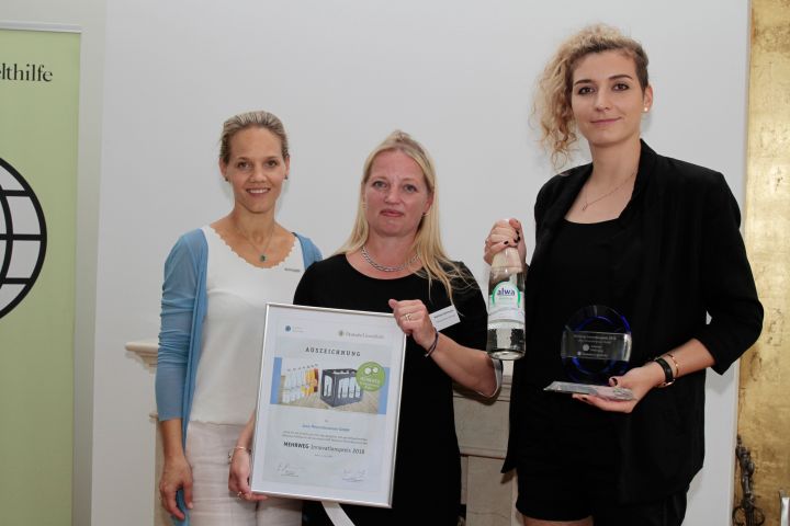 Mehrweg-Innovationspreis für die alwa Mineralbrunnen GmbH